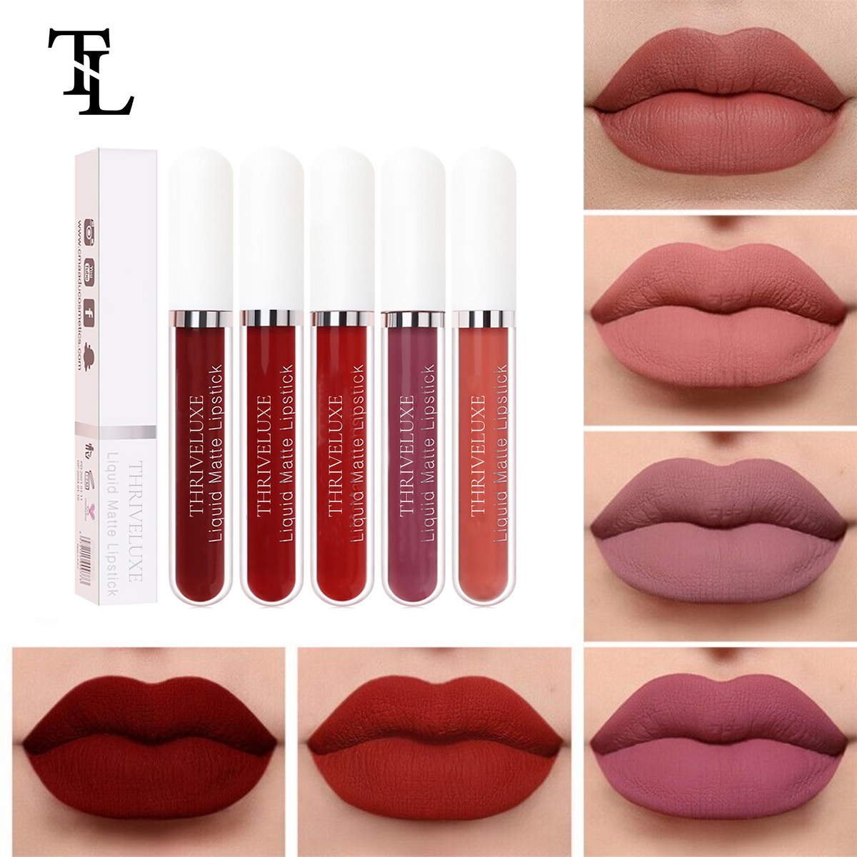 ThriveLuxe™ Red Lip Gloss