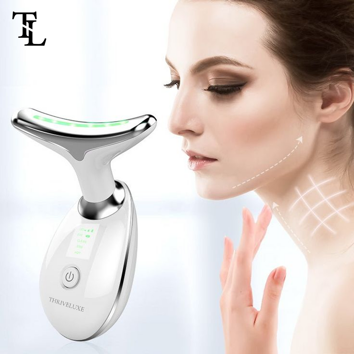 ThriveLuxe™ EMS Neck Face Lifting Massager Device